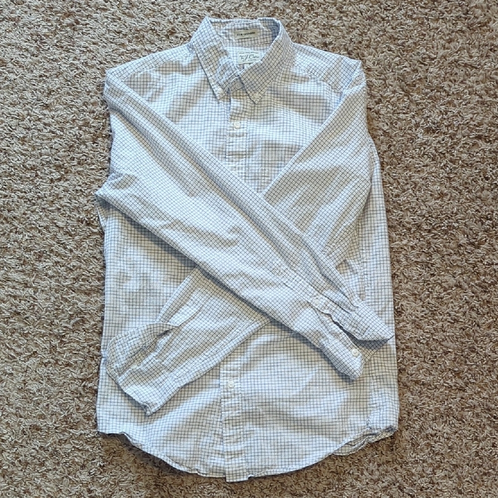 Men's Blue Checkered Shirt